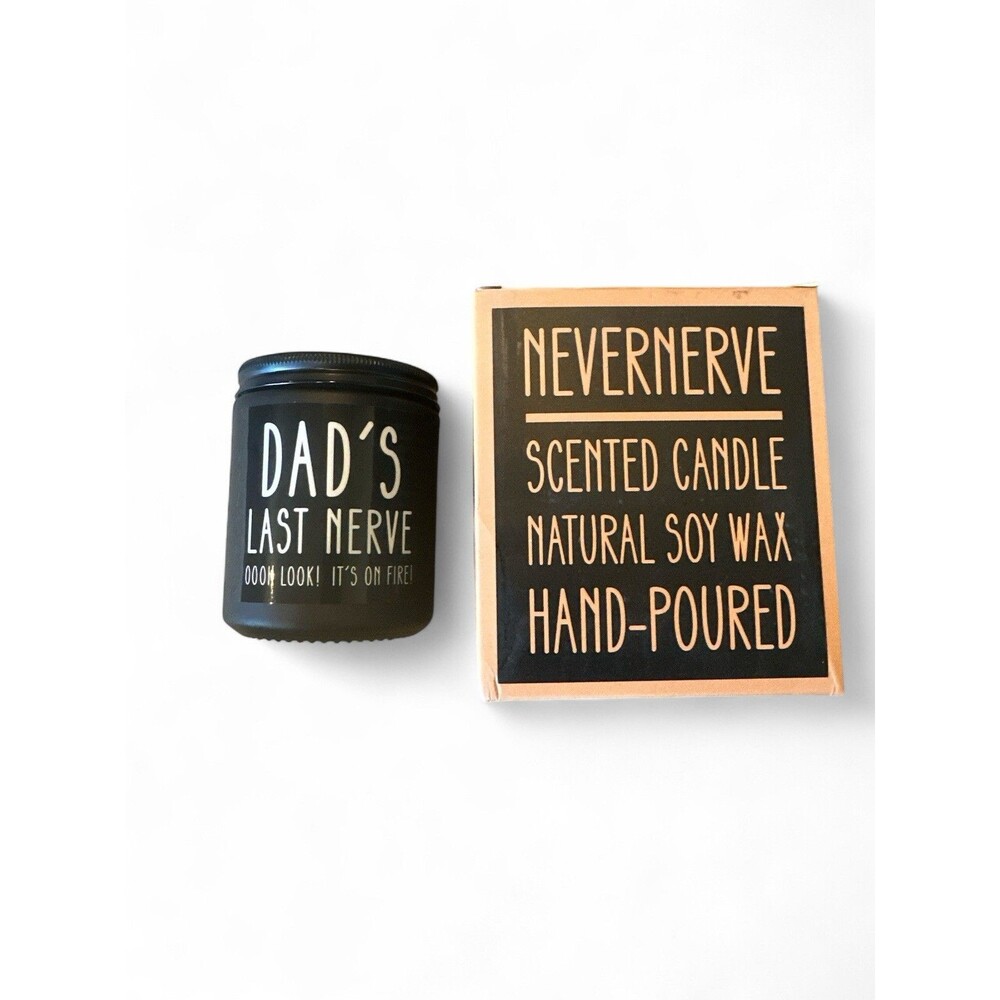 NEW Dad's Last Nerve Candle Father's Day Gift Birthday Gift Adult Humor In Box